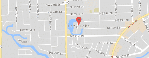 Lazy Lake, FL Map