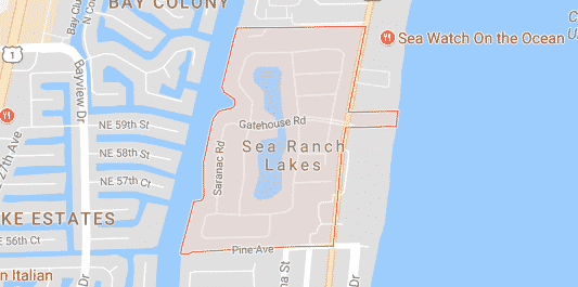 Sea Ranch Lakes, FL Map